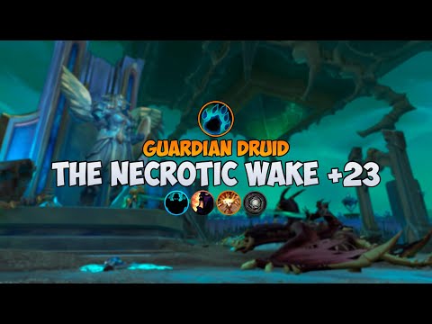 +23 The Necrotic Wake | Bolstering? np still doing 21% 1st pull | Guardian Druid | Shadowlands M+