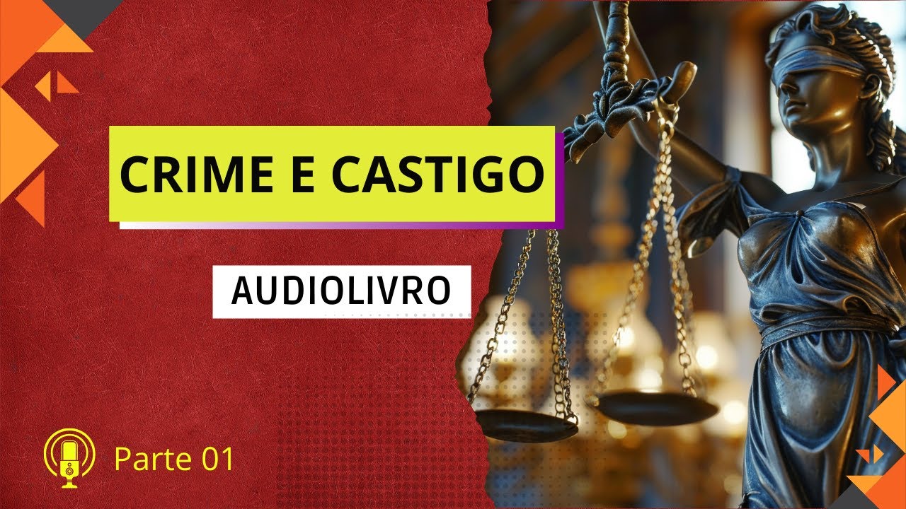 🔊Crime e Castigo - Parte 01 de 06 (narração humana) 📖