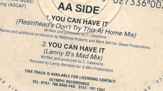 Charlie Casanova - You Can Have It (Resinhead's Don't Try This At Home Mix)