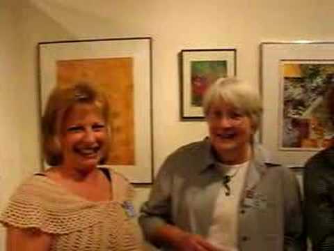 Opening night at Lawrence St. Gallery