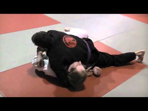 Guillotine Submission From Top Half Guard - BJJ