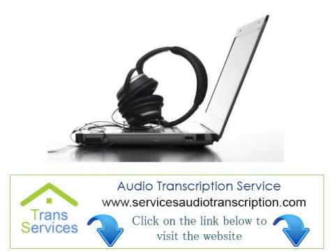 Laval Audio Typing Services $0.62/min