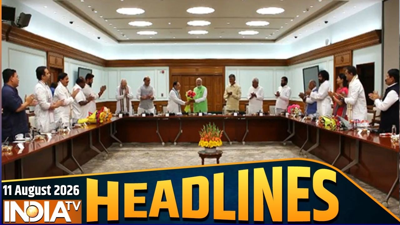 Headlines: आज की बड़ी खबरें | NDA Meeting | NDA MP Ranchi Protest | Colombia earthquake | India TV