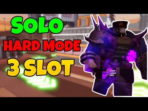 3 SLOT SOLO NIGHT 1 HARD MODE TRIUMPH + EASY GUIDE | TDS Tower Defense Simulator
