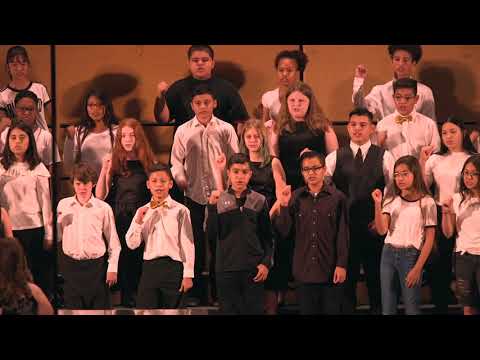 Greater Phoenix Honor Choir 2018 - Junior High - Thina Singu - arr. Mark Burrows