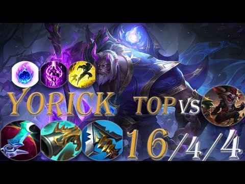Yorick Top Vs Kled. Full Lethality Yorick And One Single E Is Enough To Collect Them.