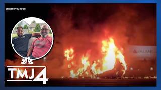 Fiery crash in Racine leads to act of heroism by two good Samaritans