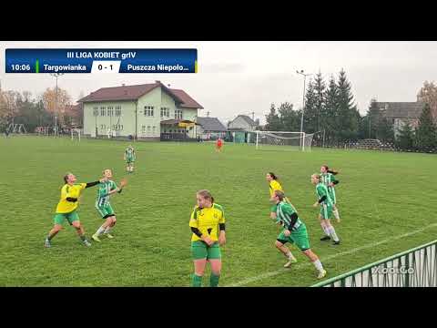 Targowianka-Puszcza III liga kobiet pierwsza połowa
