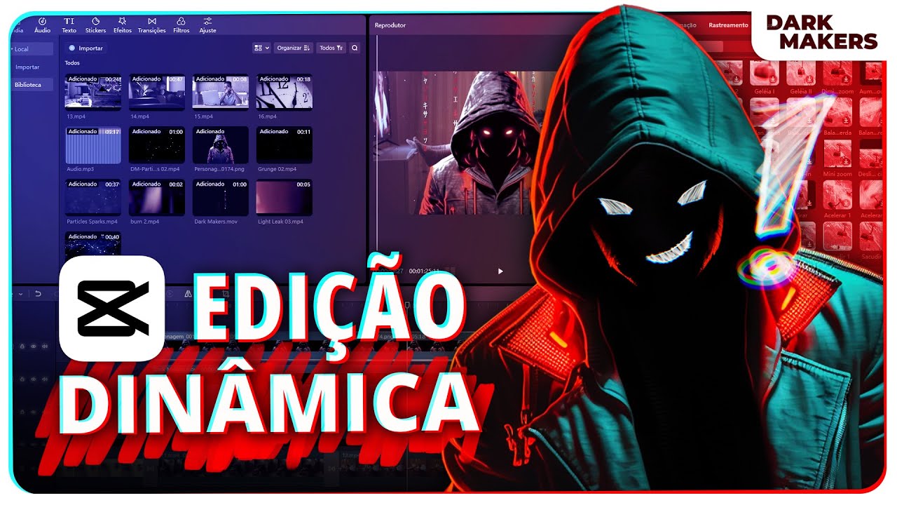 Como EDITAR VÍDEOS para YOUTUBE! 🔥 Método FÁCIL e GRÁTIS de edição de vídeo para CANAL DARK ✅