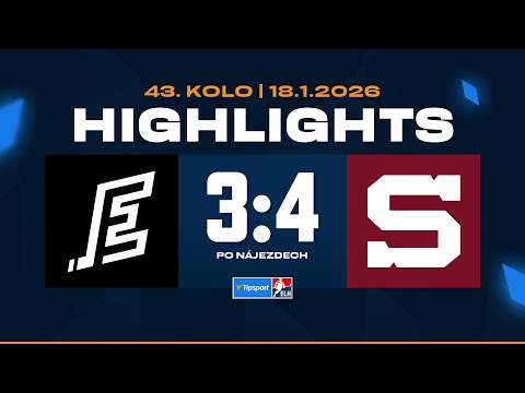 Highlights | HC Energie Karlovy Vary vs. HC Sparta Praha 3:4sn | 18.01.2026