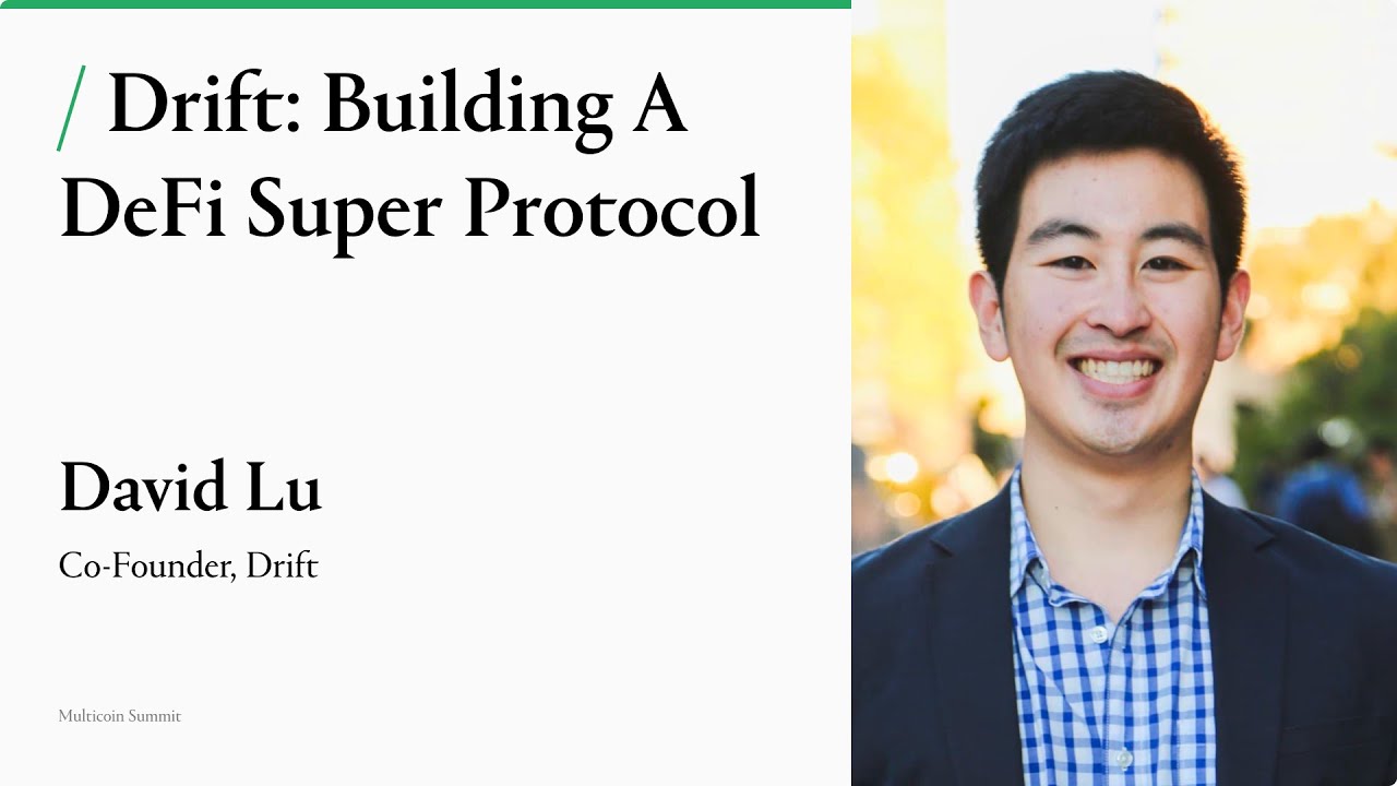 Building A DeFi Super Protocol | David Lu | Multicoin Summit 2024