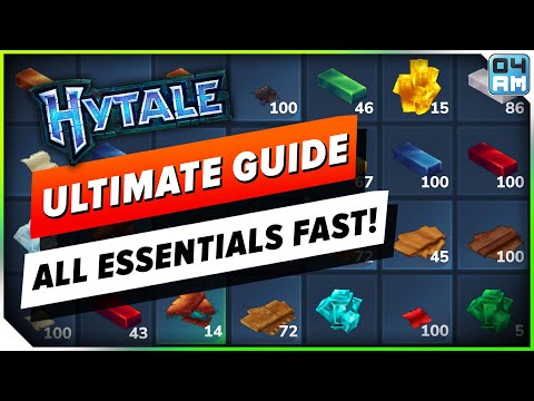 Hytale ULTIMATE Resource Guide - ALL BEST Ore, Hide & Cloth Farm Locations