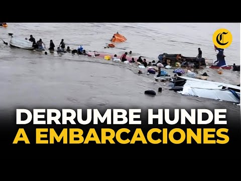 Ucayali: deslizamiento hunde embarcaciones dejando 12 muertos y 30 desaparecidos | El Comercio
