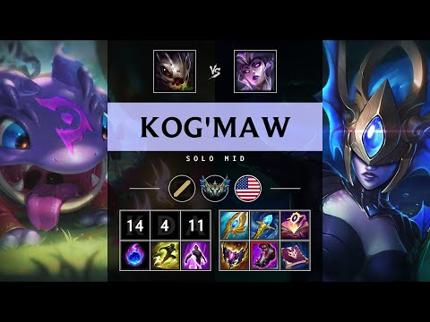 Kog'Maw Mid vs Syndra - NA Challenger Patch 25.17