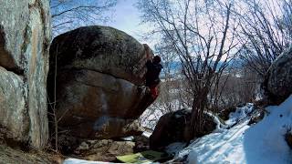 Video thumbnail of El mezcladore, 6a (sit). Targasonne