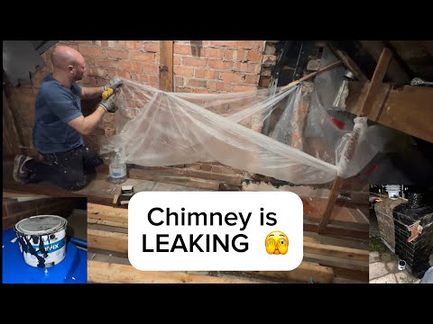 Loft conversion DAY 3 😅 my chimney is LEAKING! 