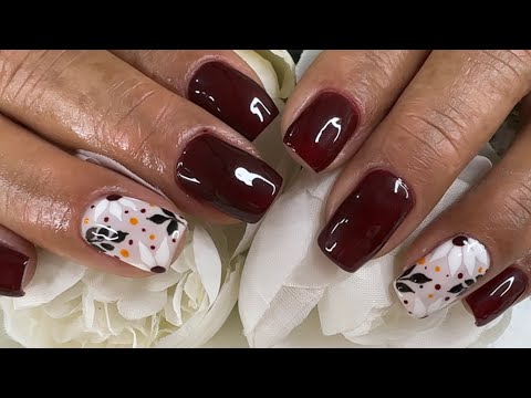 UÑAS NATURALES DECORADAS CON GEL SEMIPERMANENTE 😍💅