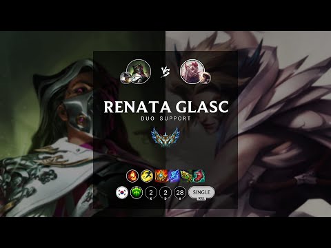 Renata Glasc Support vs Rakan - KR Challenger Patch 12.13