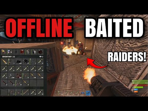 I OFFLINE BAITED a ZERG into RAIDING me... - RUST CONSOLE EDITION MOVIE