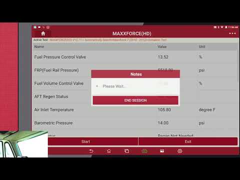 Perform DPF Regeneration with Launch X431 HD III