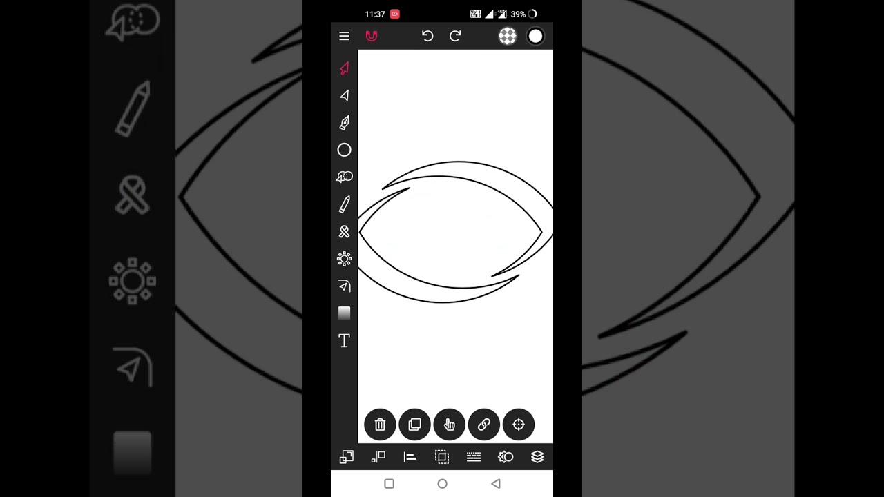 vector eye short illustrator short #vector #vectorart #shorts