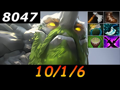 Dota 2 Tiny 8047 MMR 10/1/6 (Kills/Deaths/Assists) Ranked Full Gameplay