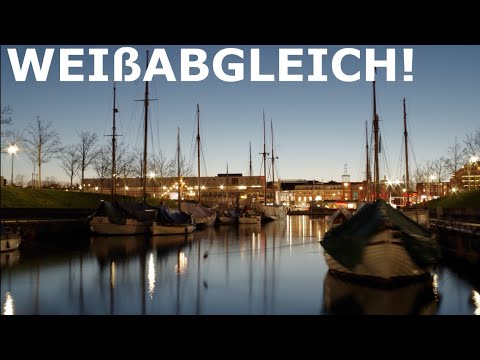 Ganz EINFACH den WEIßABGLEICH MANUELL in der Kamera mit dem Kelvin Wert einstellen!