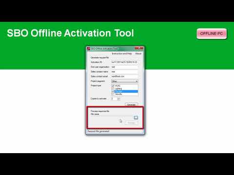 Offline Struxureware Activation