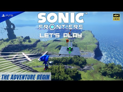 Sonic Frontiers ( PS5 ) Let's Play | The Adventure Begin | 4K HDR 60 FPS