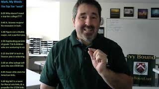 COLLEGE SELECTION: kids who figure out major are well-suited