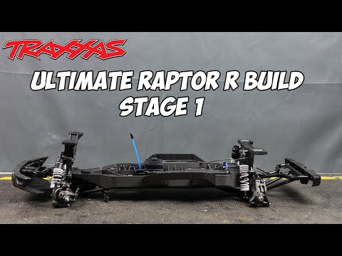 Traxxas Raptor R Ultimate Build Project Stage 1 (GTR Shocks, Sway Bar F/R and Metal Center Diff)
