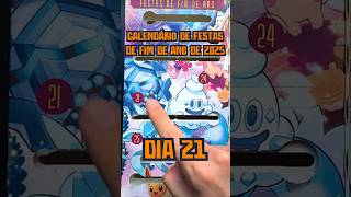 DIA 21 - Abrindo as surpresas do CALENDÁRIO DE FIM DE ANO DE 2025 de POKÉMON TCG!