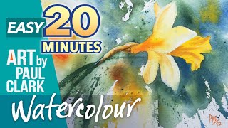 How to paint a Daffodil in 20 minutes!