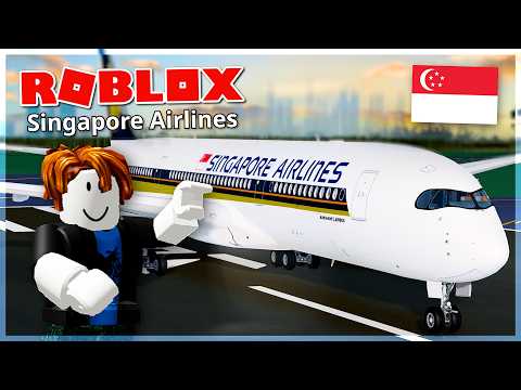 i tried flying Singapore Airlines in Roblox!