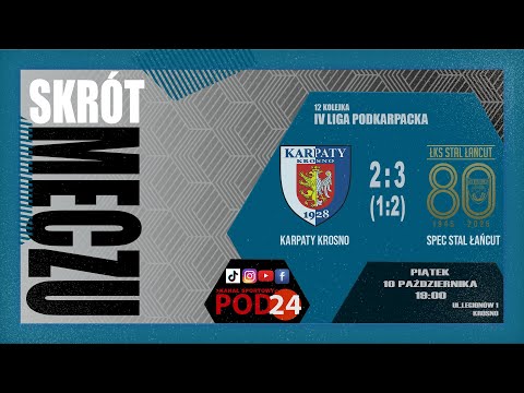 [2025-10-10]🔶📺SKRÓT MECZU  ⚽ KARPATY Krosno 🆚  SPEC STAL Łańcut