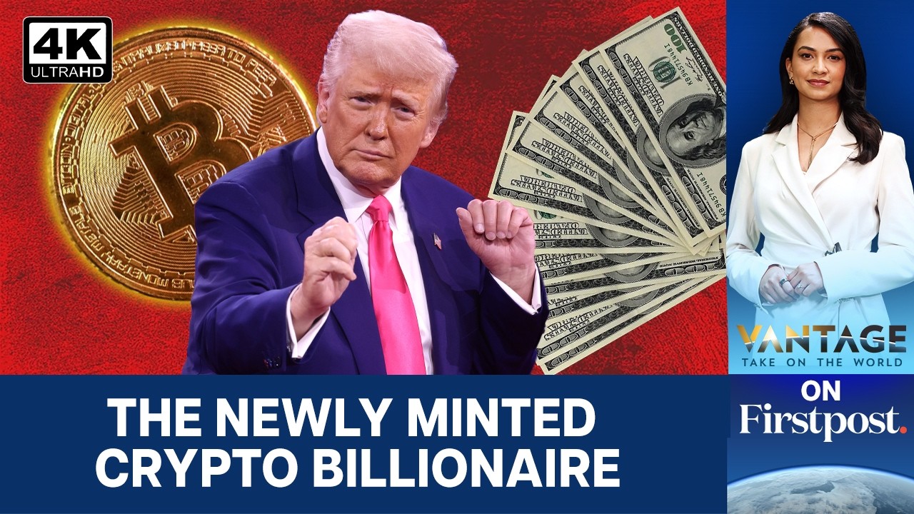 Trump Reports At Least $1.4 Billion In Crypto Earnings In 2025 Disclosure | Vantage on Firstpost
