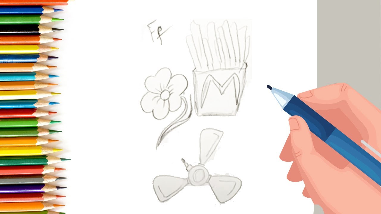 EPISODE 7 | 6 mins 100 days challenge Sketching Challenge | step by step Drawing Tutorials for kids