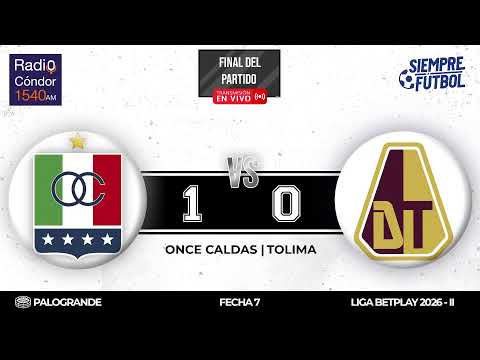#AlAire ⚽ Once Caldas y Deportes Tolima | Fecha 7 - Liga BetPlay 2026 II
