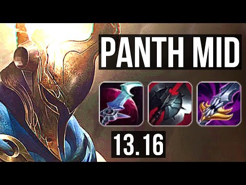 PANTHEON vs SYNDRA (MID) | 13/1/7, 1400+ games, 1.7M mastery, Legendary | EUW Master | 13.16