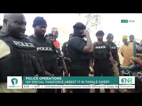 IGP Special Taskforce Arrests 17 in Tamale Police Operation