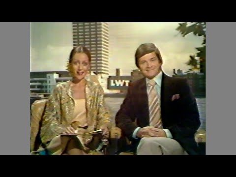 ITV LWT 30.8.1980 - Lorraine Chase joins Peter Lewis for continuity into From Here to Eternity