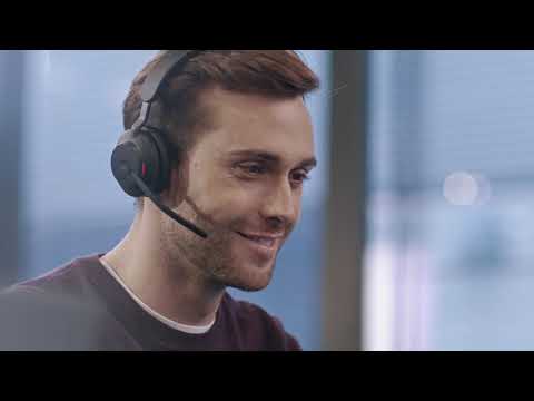 JABRA Evolve2 65 UC Stereo Ausinės on-ear Bluetooth belaidės USB-A noise isolating juodas video