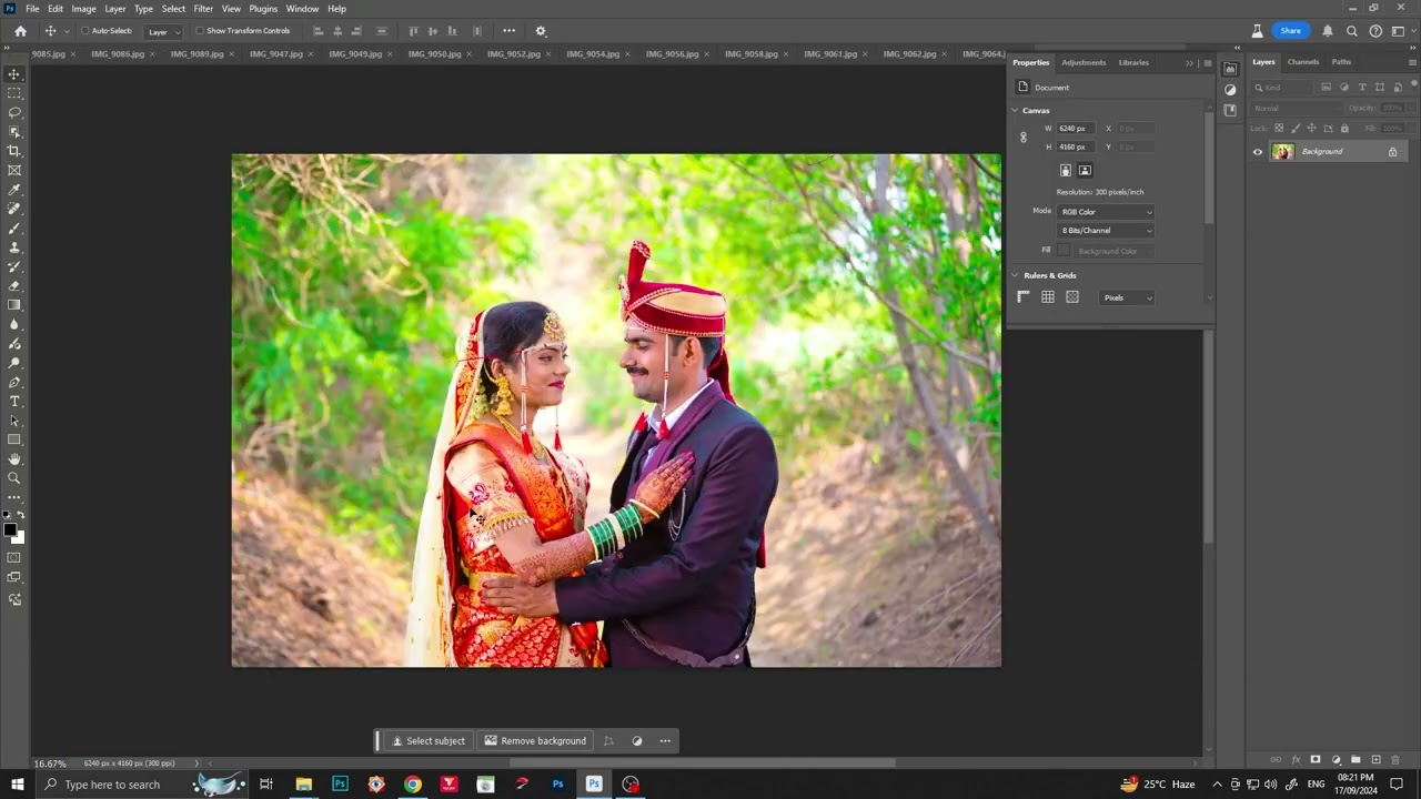 Easy background change in Photoshop Ai Beta