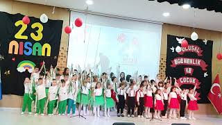 istek 1915 Çanakkale ilk okulu 1. Sınıflar 23 Nisan Gösterisi