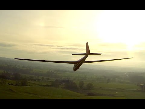 SZD-22 Mucha Standard rc glider remaiden on slope