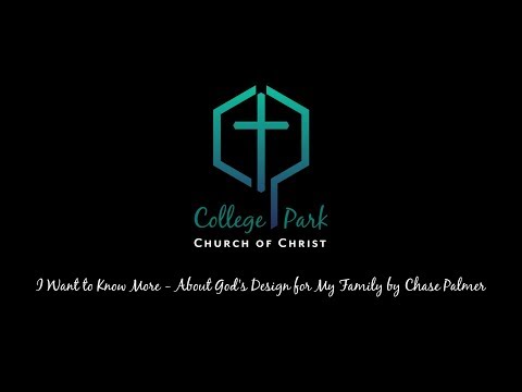 I Want to Know More - About God's Design for My Family by Chase Palmer