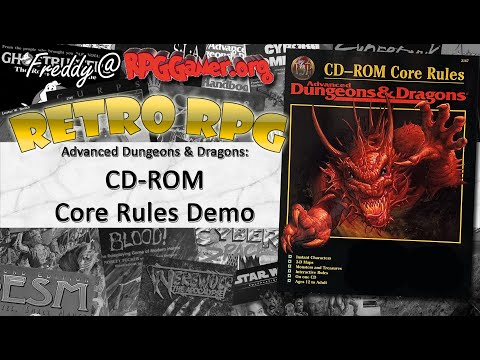 Advanced Dungeons & Dragons CD-ROM Core Rules (TSR, 1997) | Retro RPG