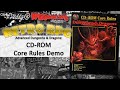 Advanced Dungeons Dragons CD ROM Core Rules TSR 1997 Retro RPG