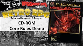 Advanced Dungeons & Dragons CD-ROM Core Rules (TSR, 1997) | Retro RPG