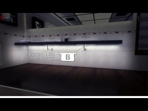 Відео огляд Алюмінієвий врізний профіль тип B для LED стрічок, з розсіювачем LUMINES. (Ціна за 1 м.п.)